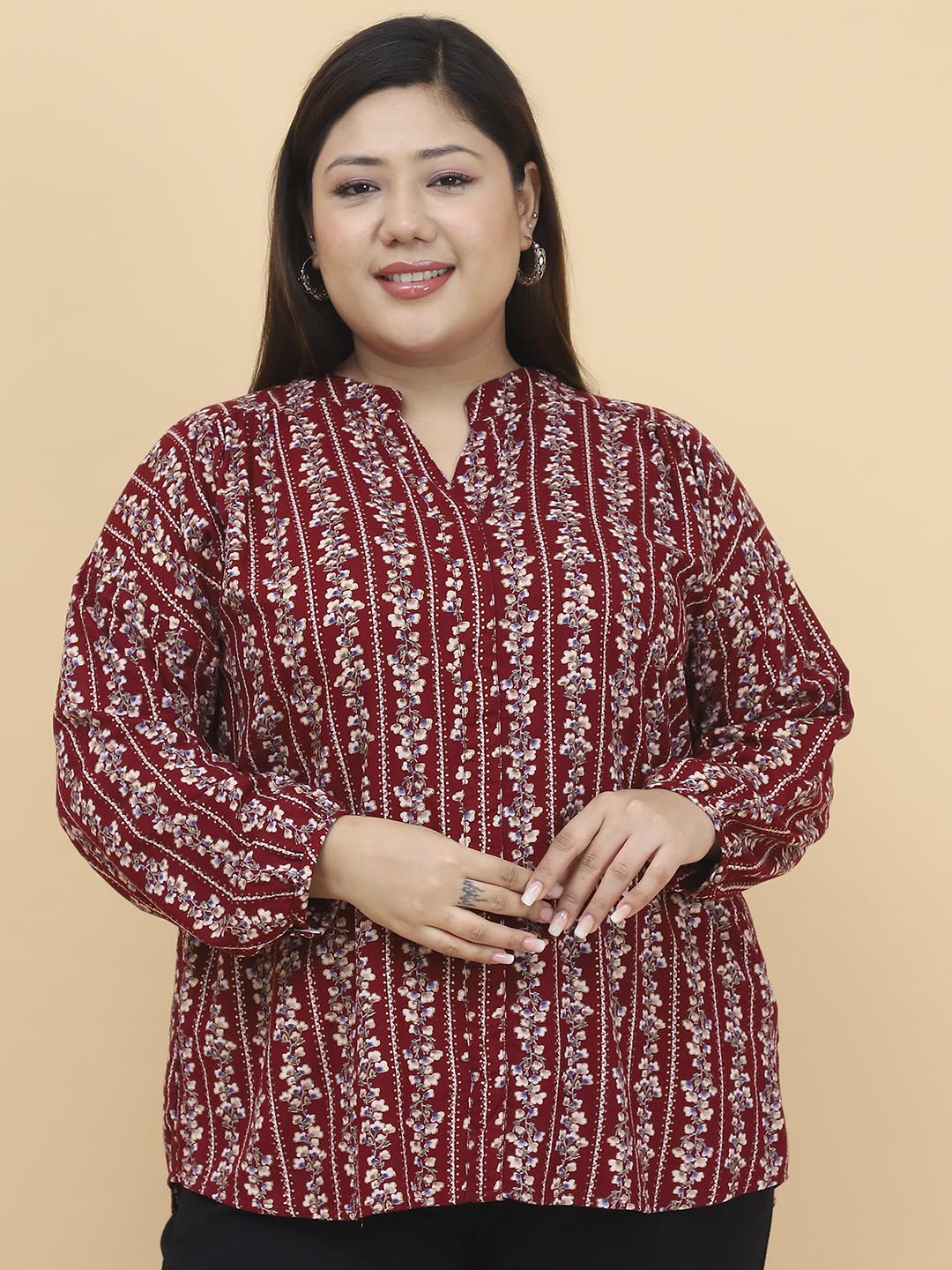 Trendy Plus Size Women Casual Top