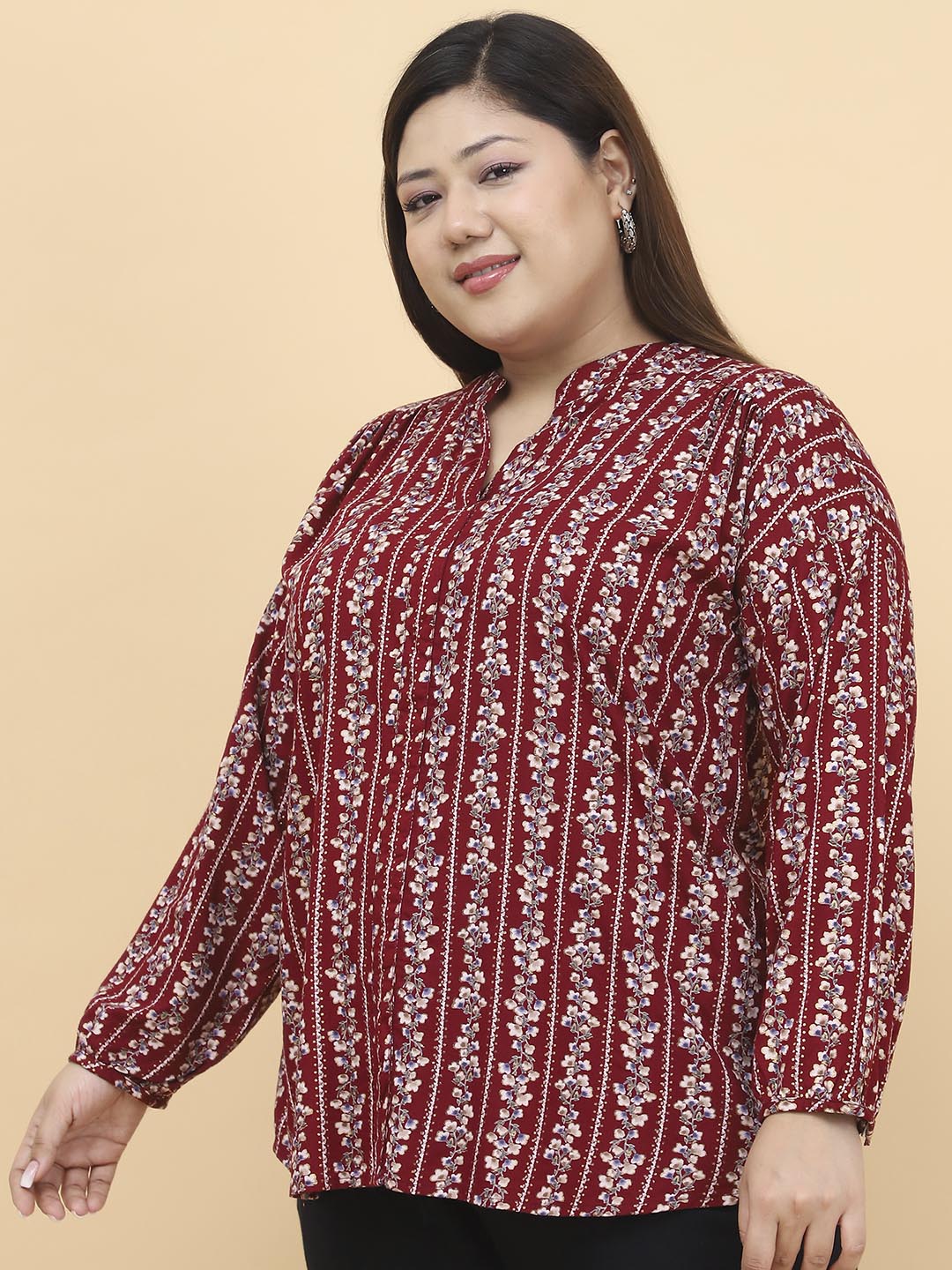 Trendy Plus Size Women Casual Top