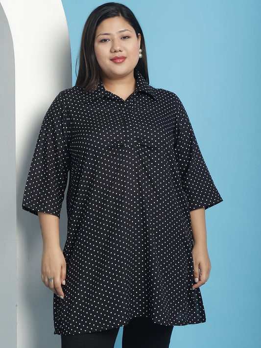 Plus Size Ruched Detail Top