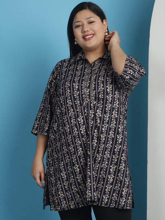 Plus Size Ruched Detail Top