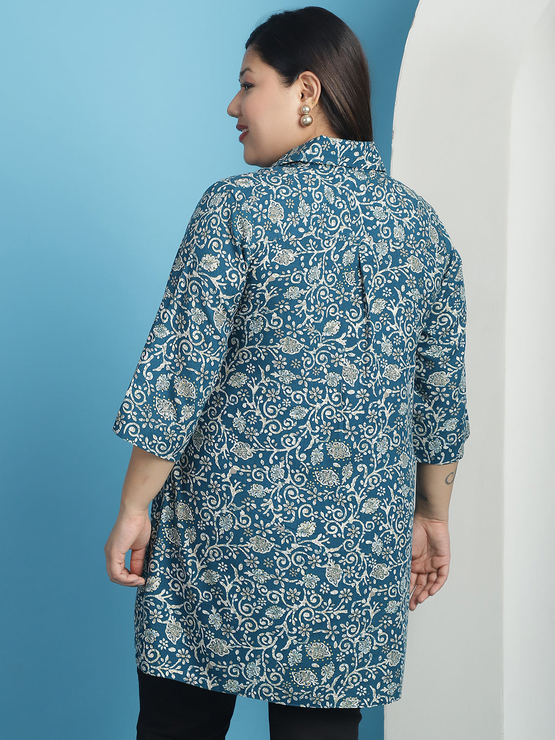 Plus Size Ruched Detail Top