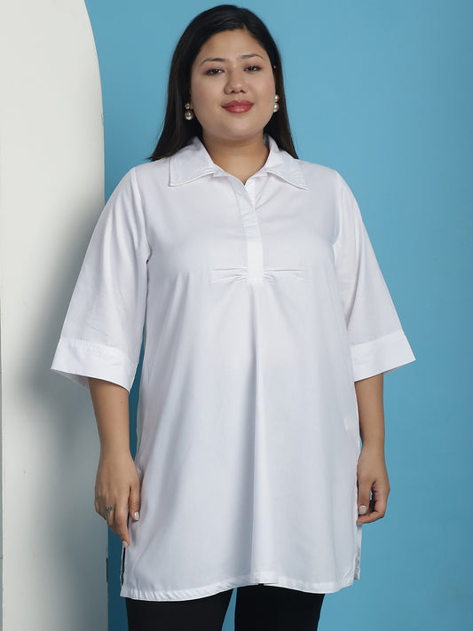 Plus Size Ruched Detail Top