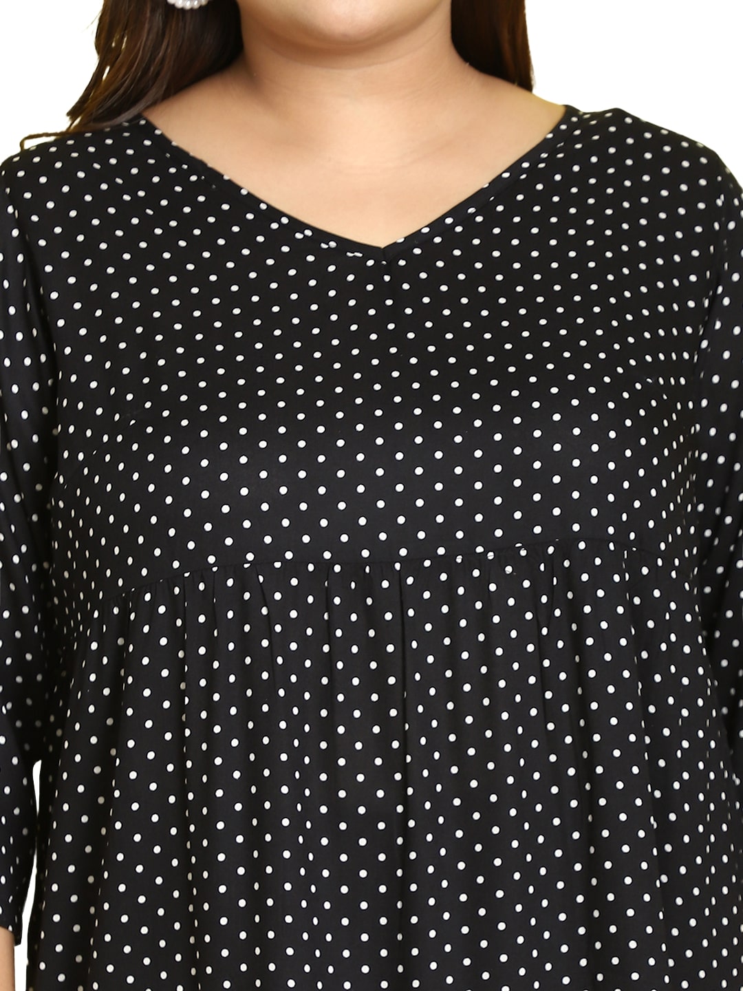 Plus Size A-Line Midi Dress