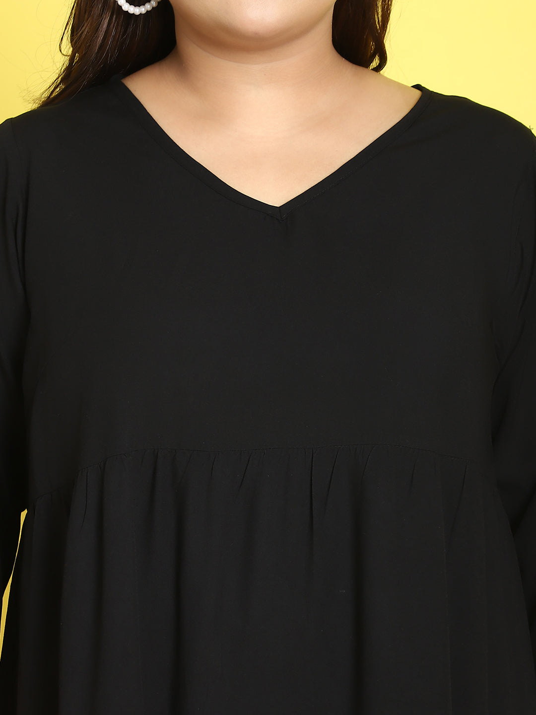 Plus Size A-Line Midi Dress