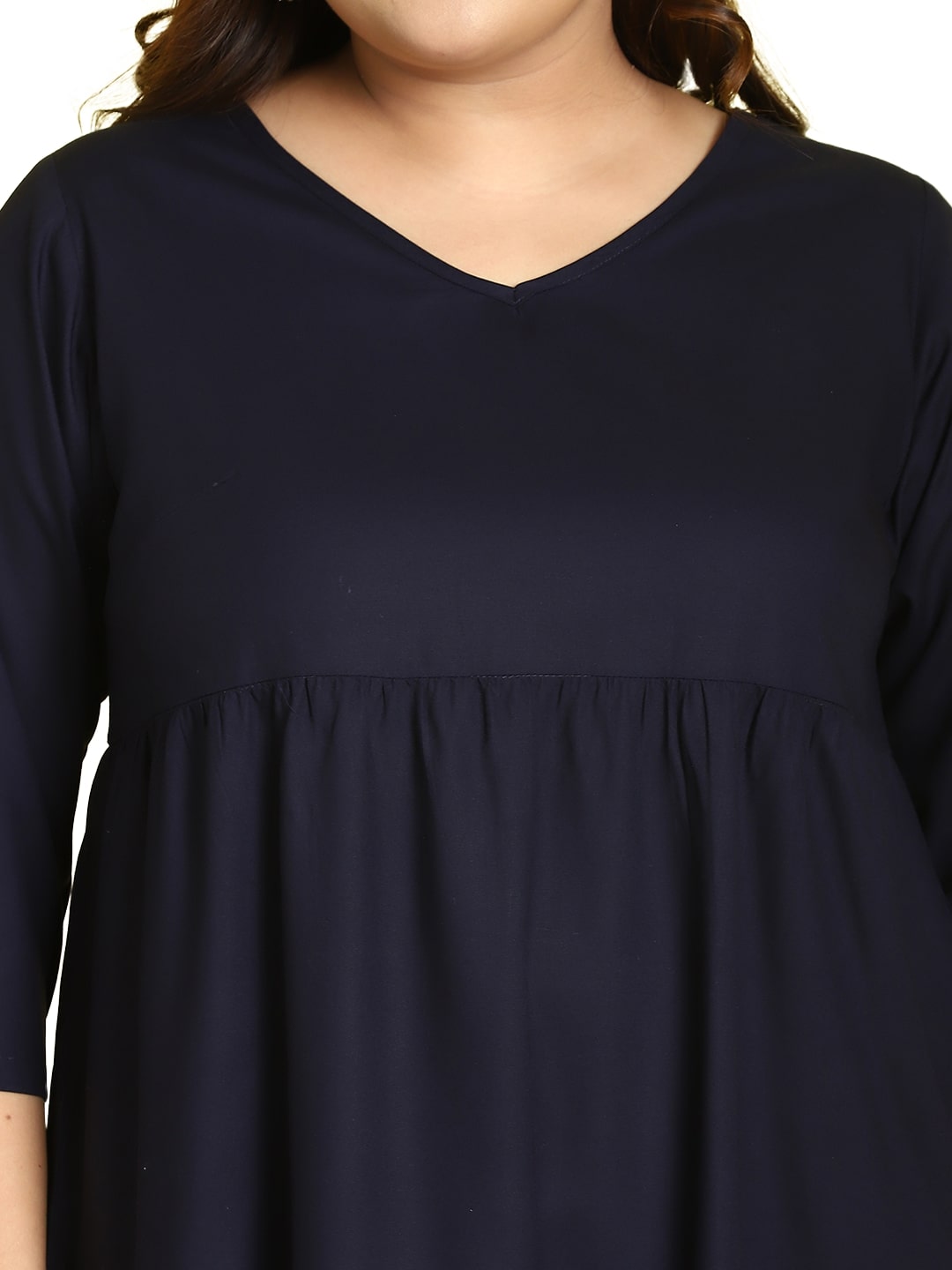 Plus Size A-Line Midi Dress