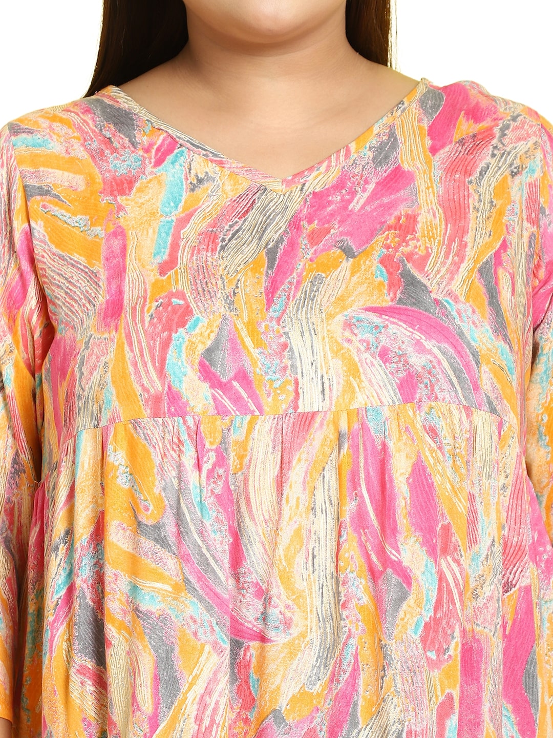 Plus Size A-Line Midi Dress