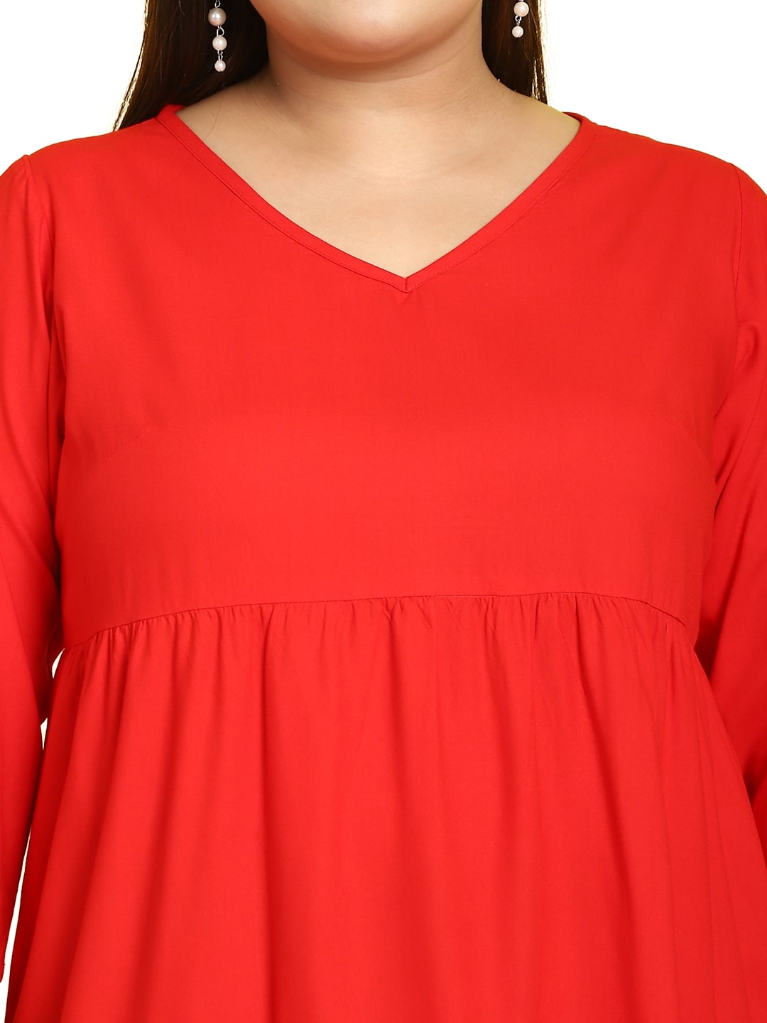 Plus Size A-Line Midi Dress
