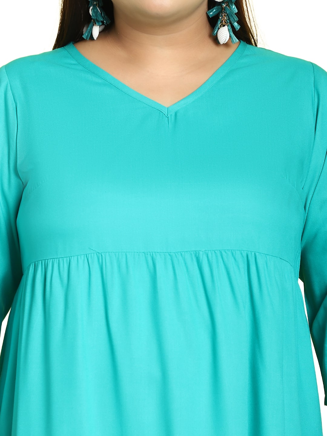 Plus Size A-Line Midi Dress