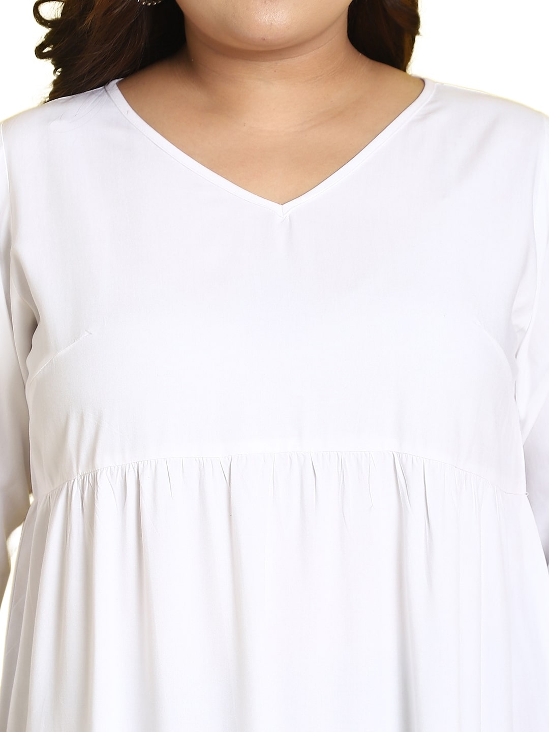 Plus Size A-Line Midi Dress