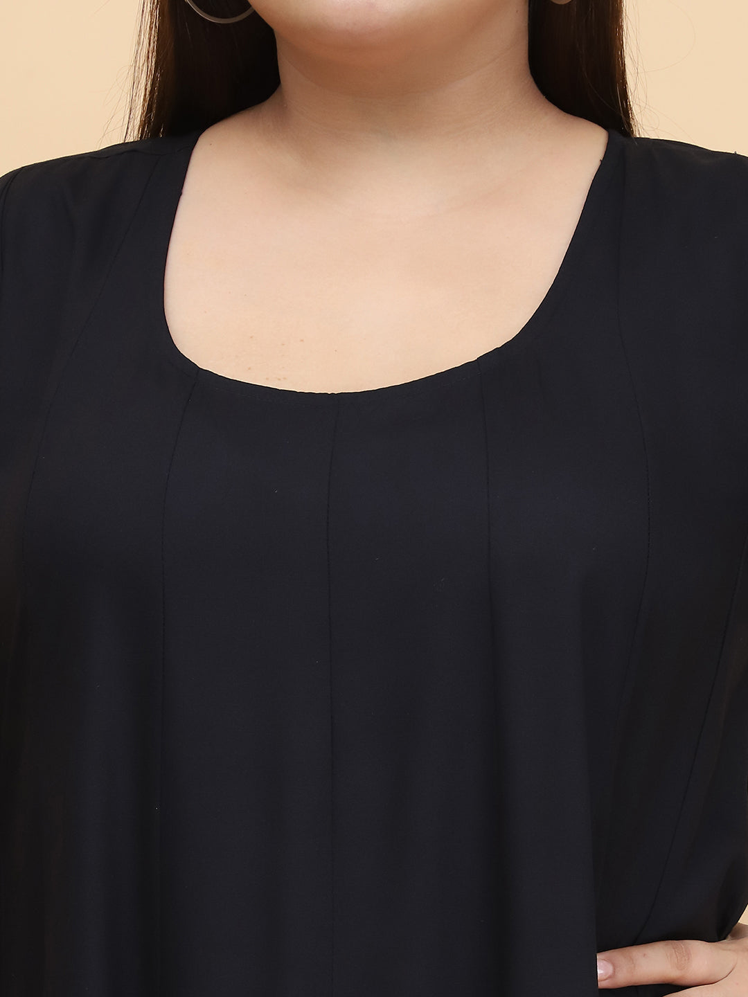 Plus Size A-Line Maxi Dress