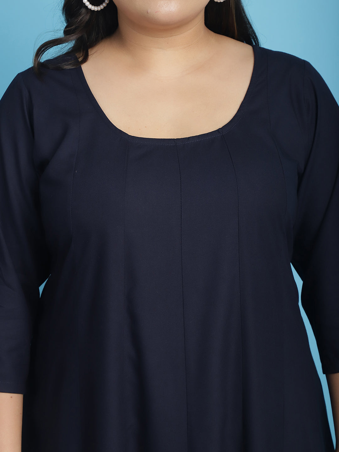 Plus Size A-Line Maxi Dress