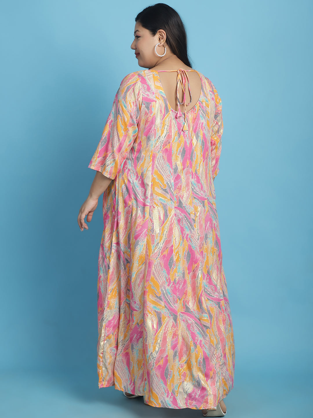 Plus Size A-Line Maxi Dress