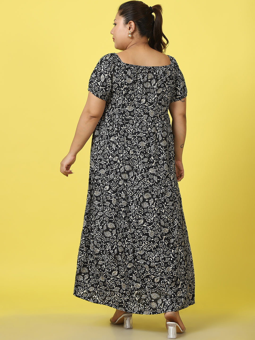 Plus Size Tiered Dress