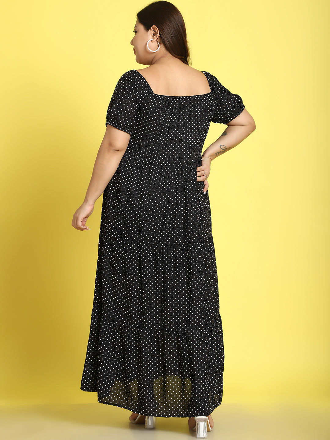 Plus Size Tiered Dress