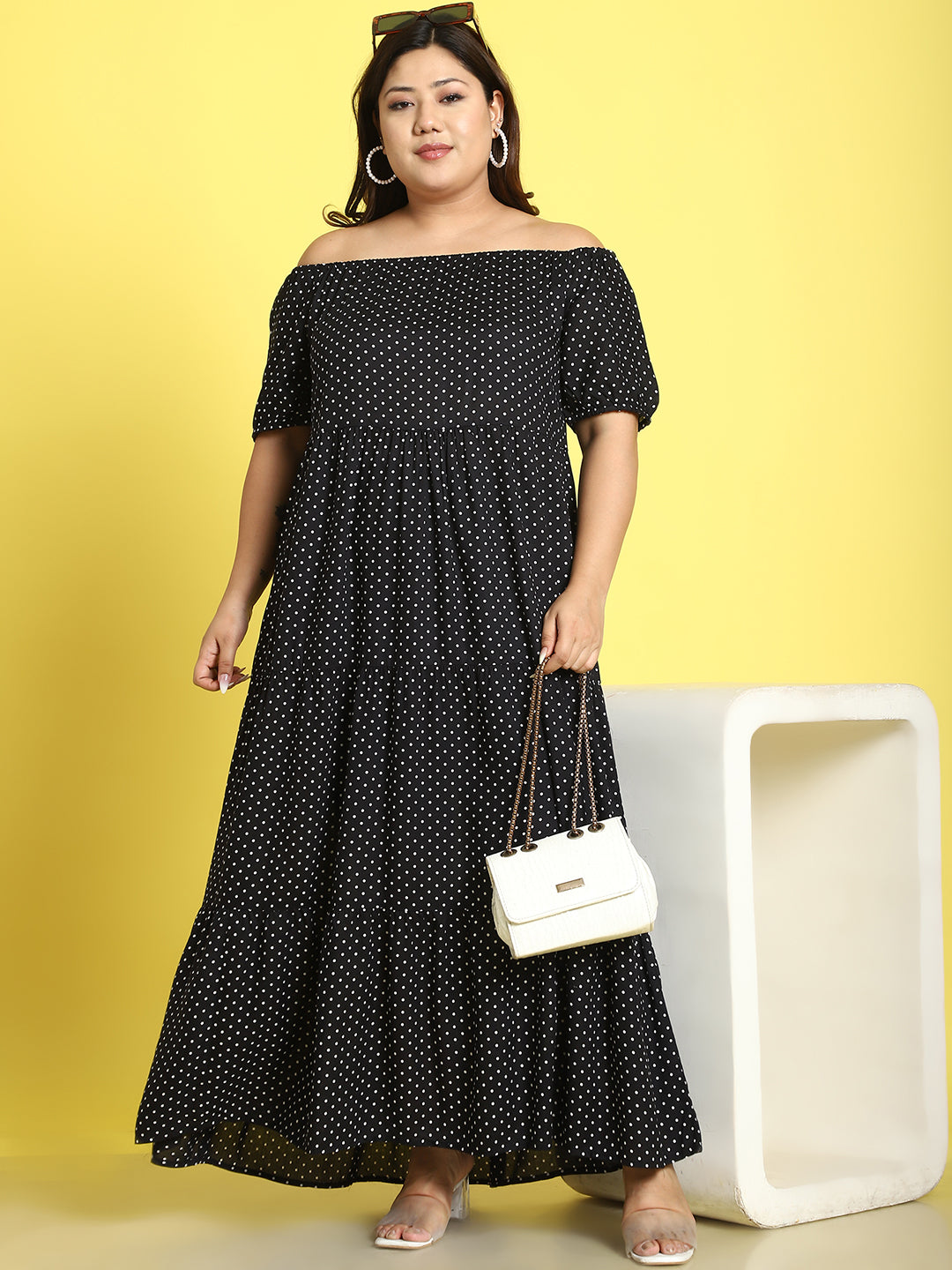 Plus Size Tiered Dress