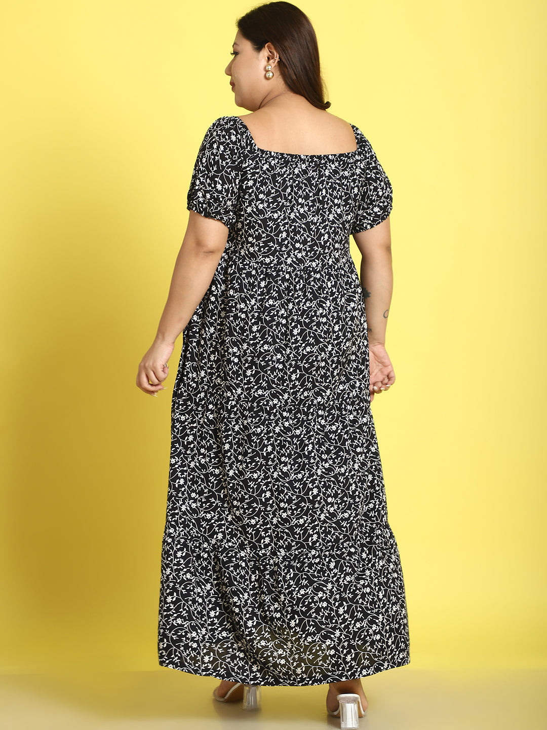 Plus Size Tiered Dress