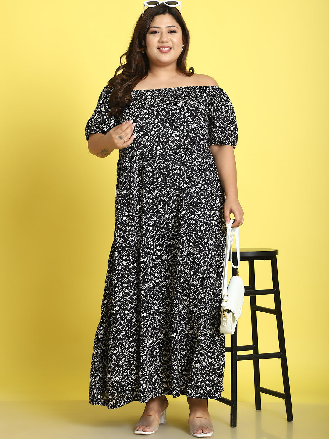 Plus Size Tiered Dress