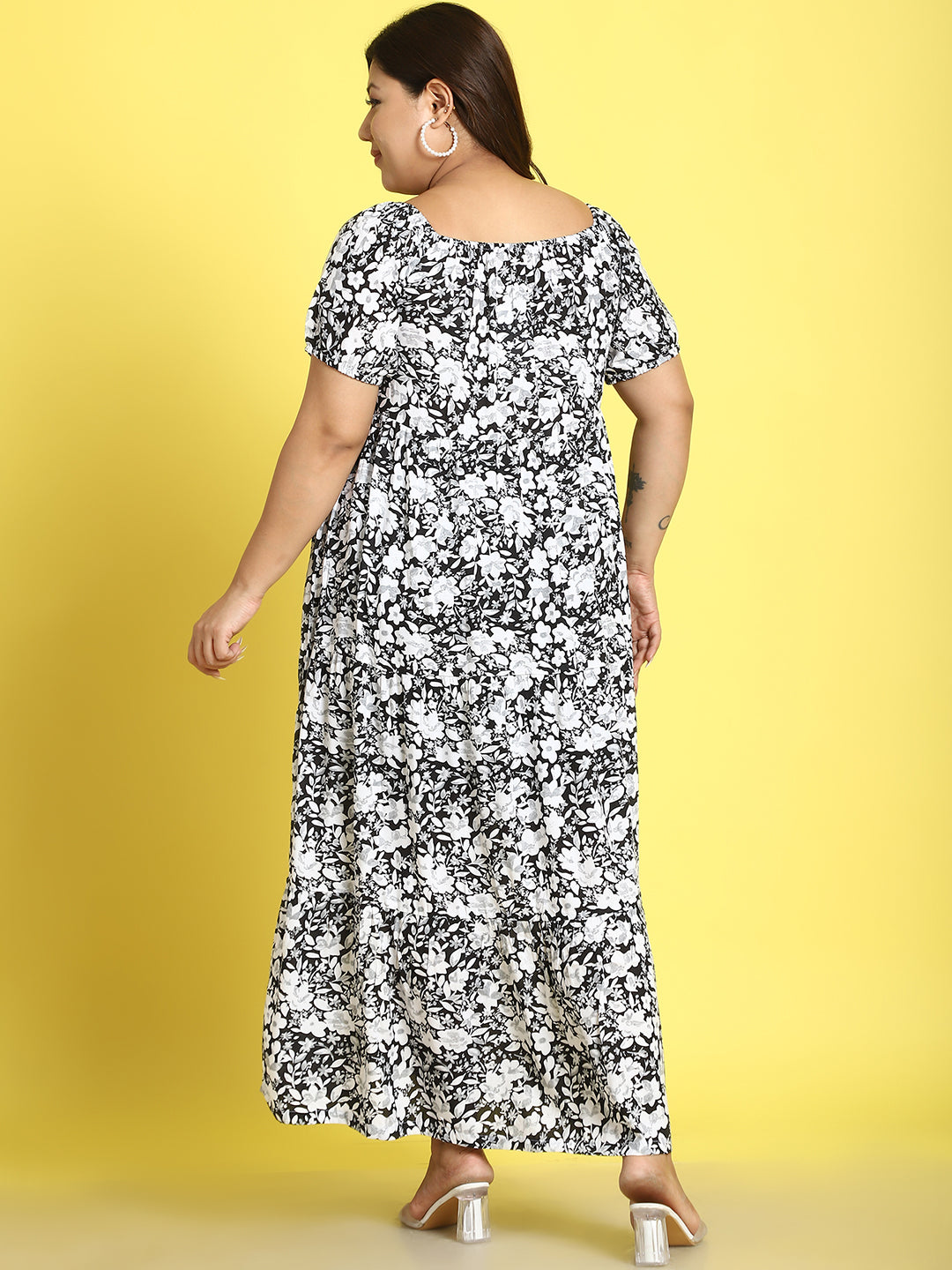 Plus Size Tiered Dress