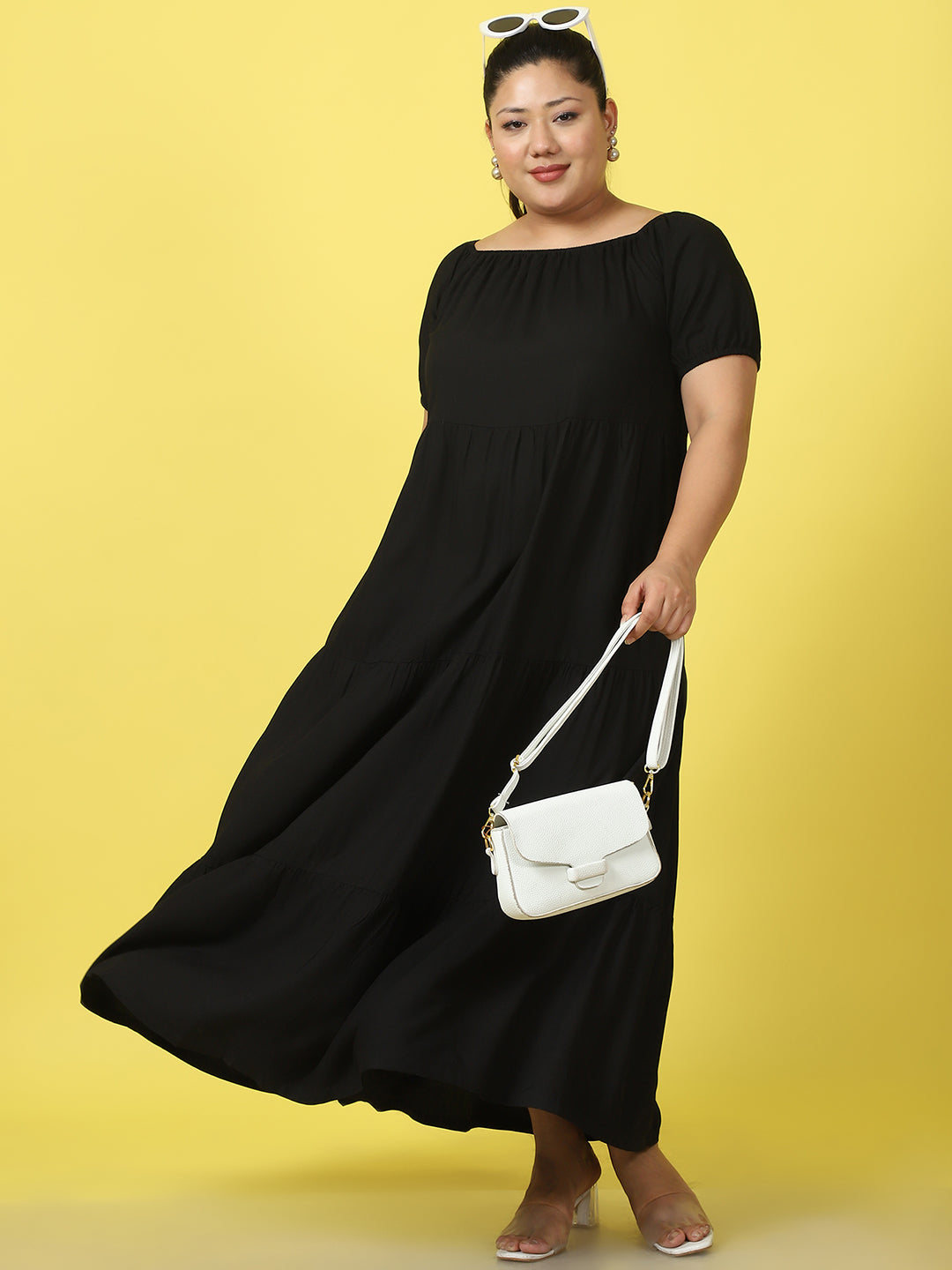 Plus Size Tiered Dress