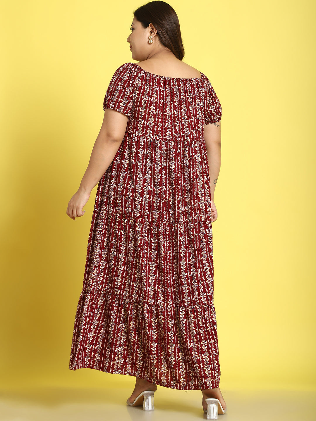 Plus Size Tiered Dress