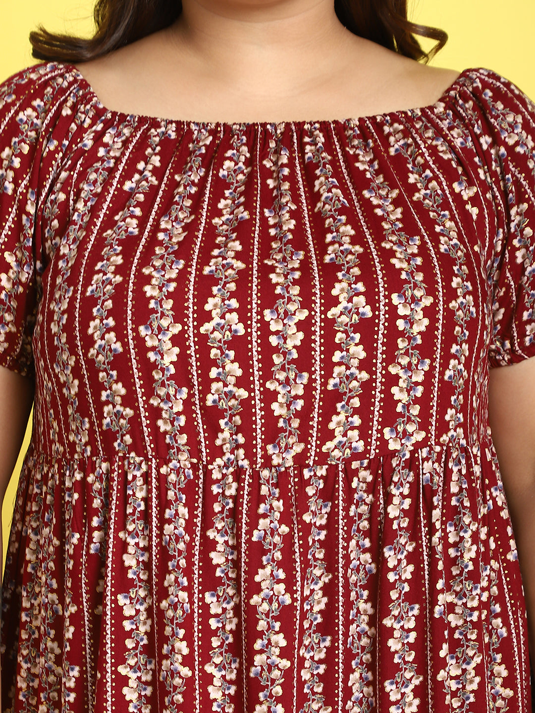 Plus Size Tiered Dress