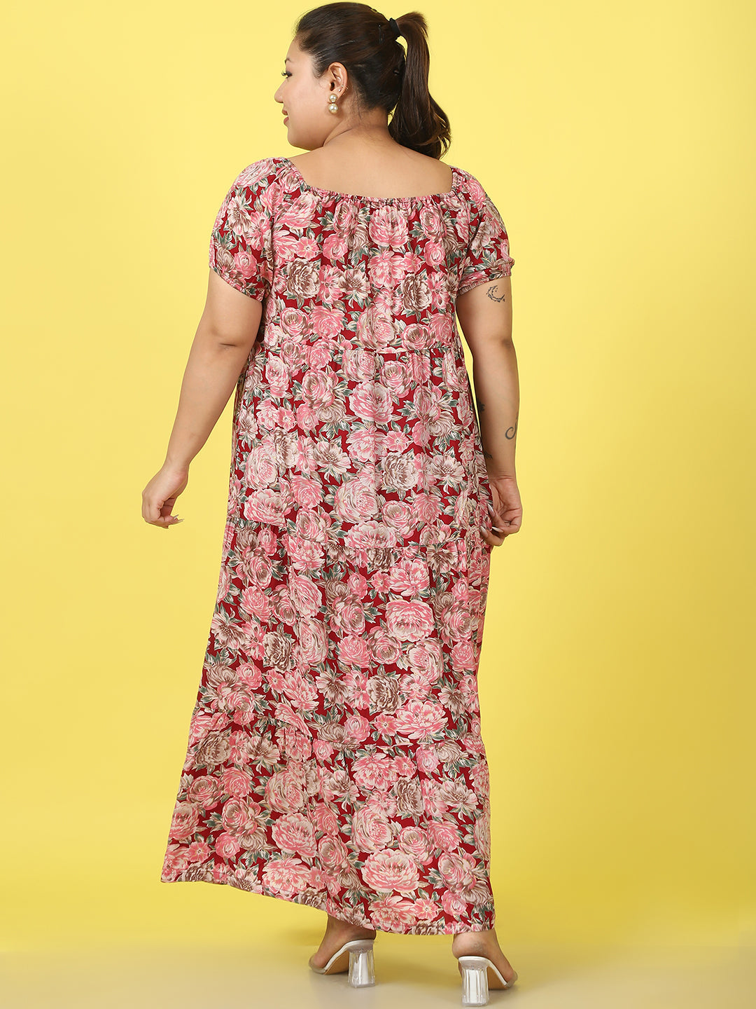 Plus Size Tiered Dress