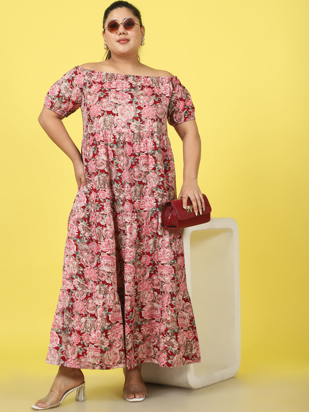 Plus Size Tiered Dress