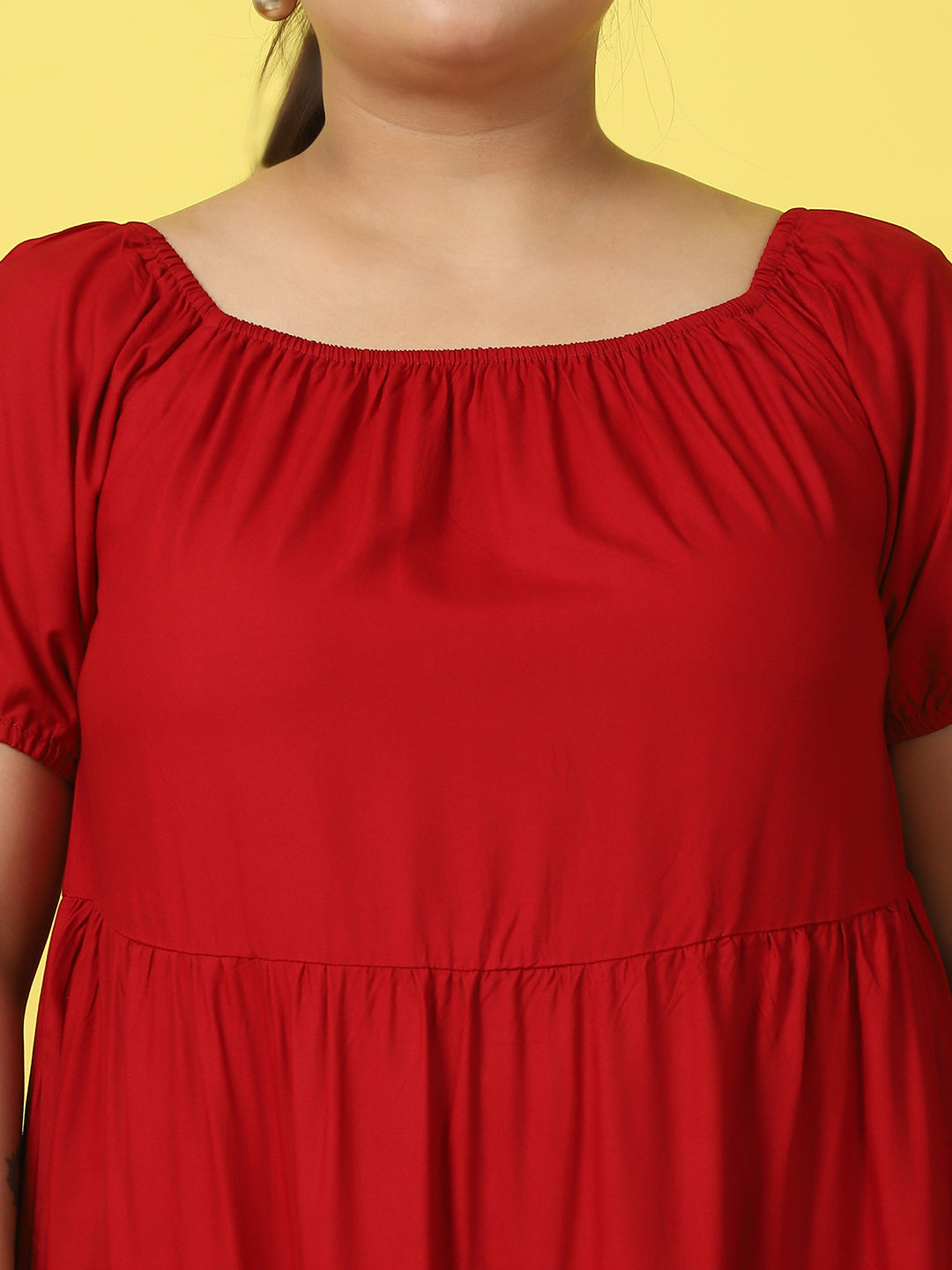 Plus Size Tiered Dress