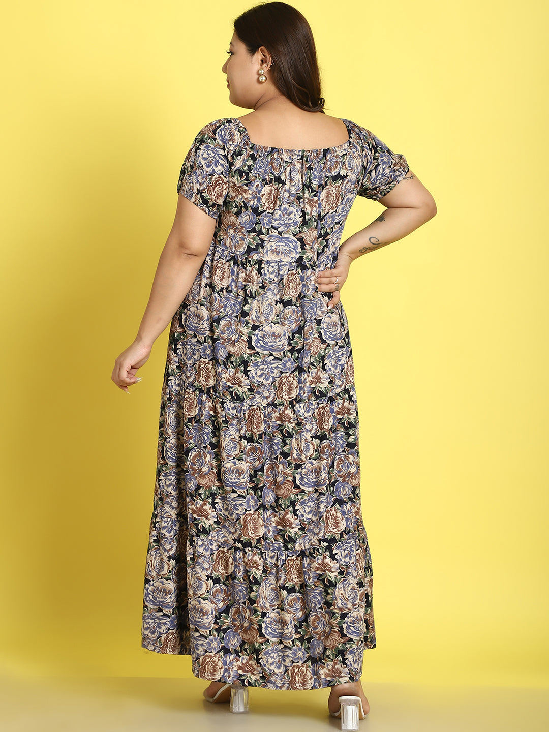 Plus Size Tiered Dress