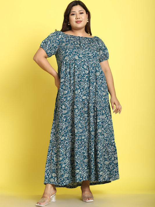 Plus Size Tiered Dress