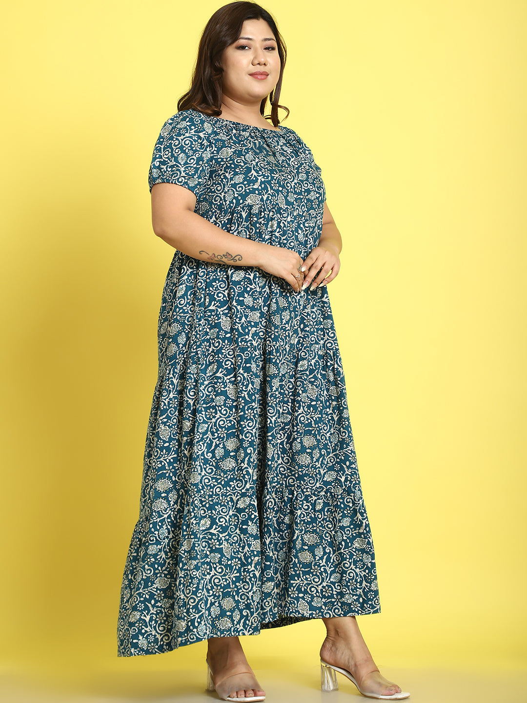Plus Size Tiered Dress