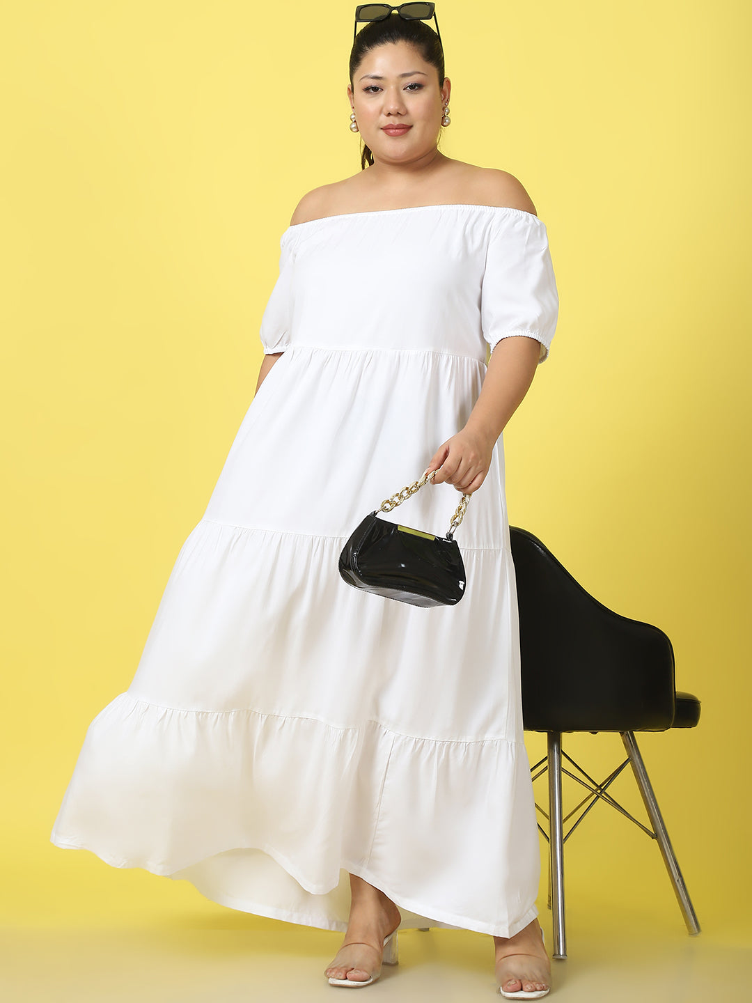Plus Size Tiered Dress