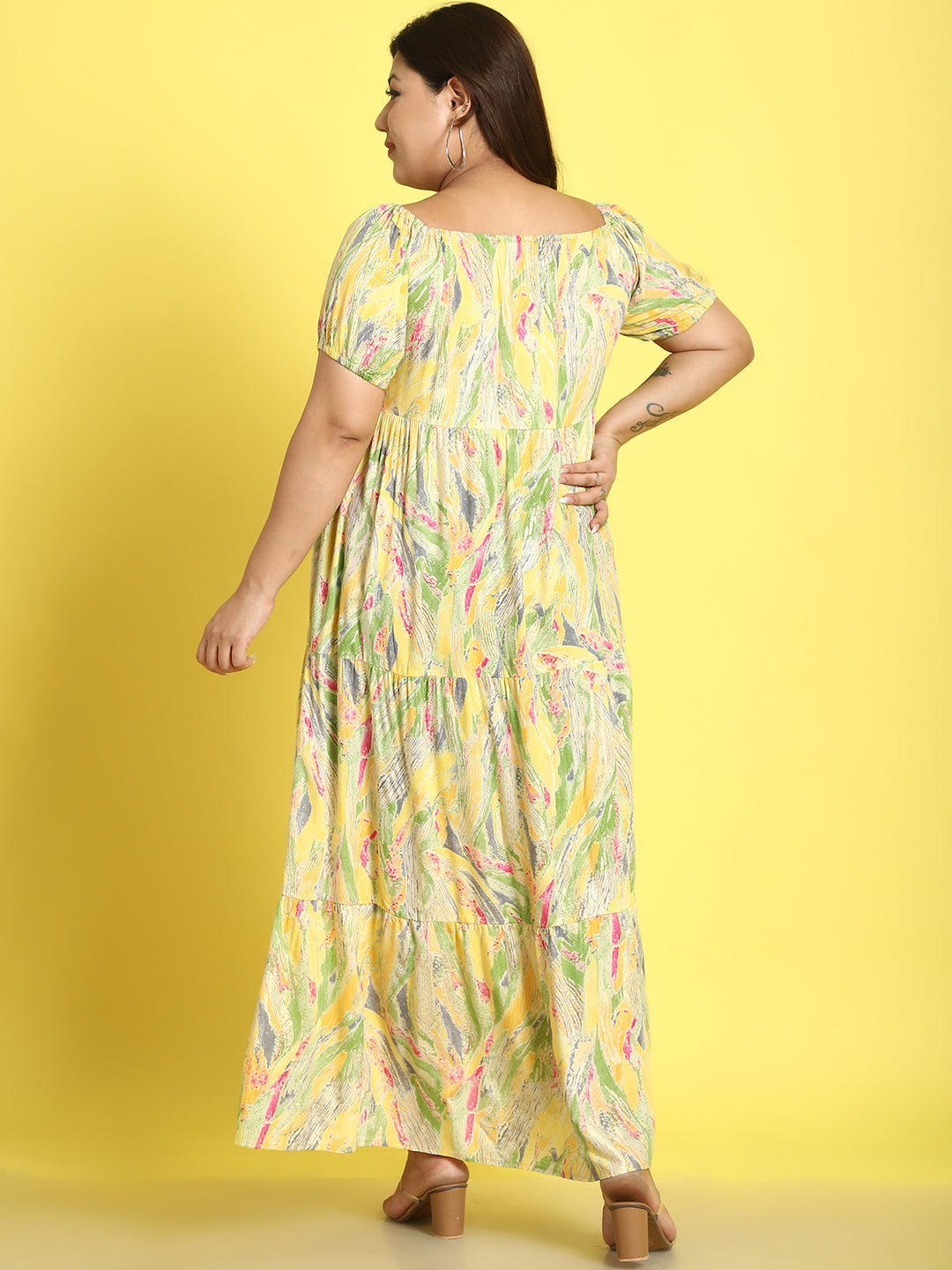 Plus Size Tiered Dress