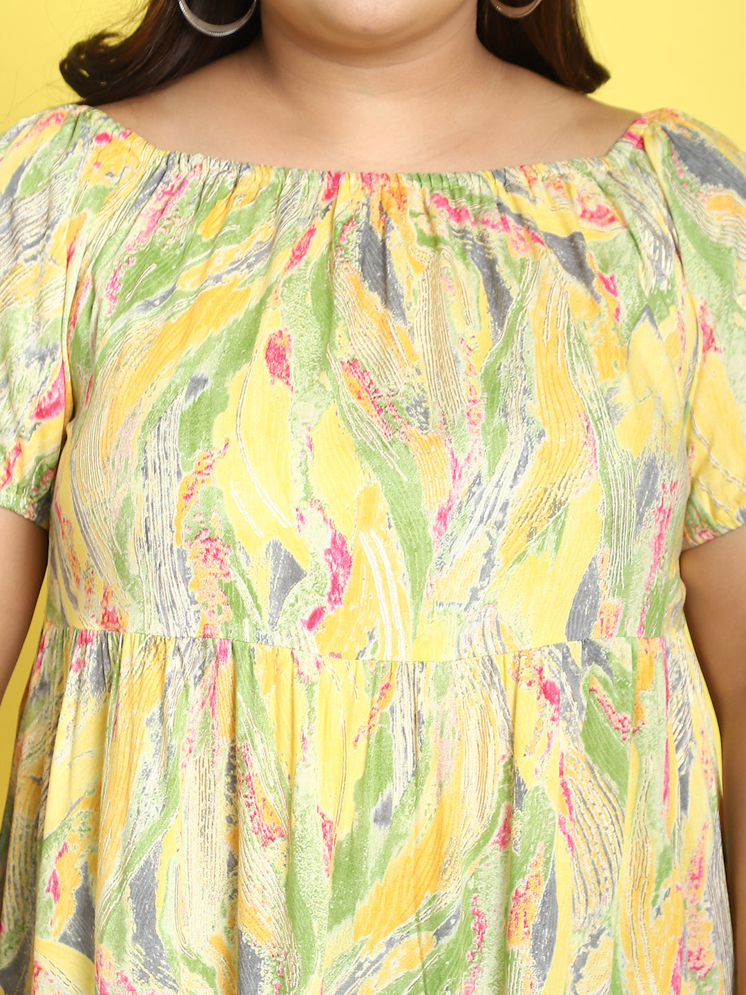 Plus Size Tiered Dress