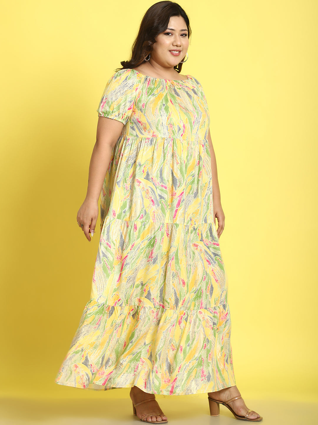 Plus Size Tiered Dress