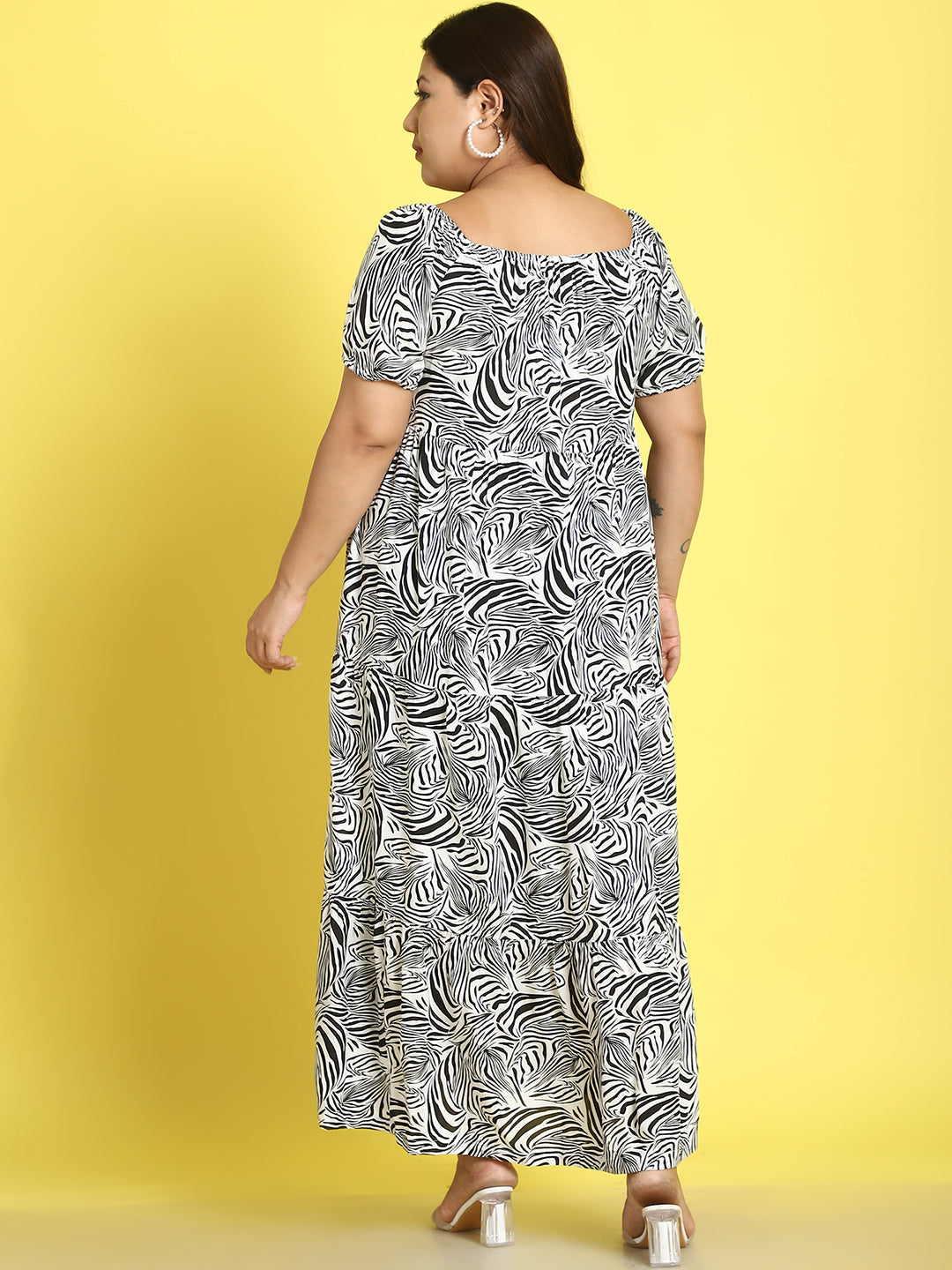 Plus Size Tiered Dress