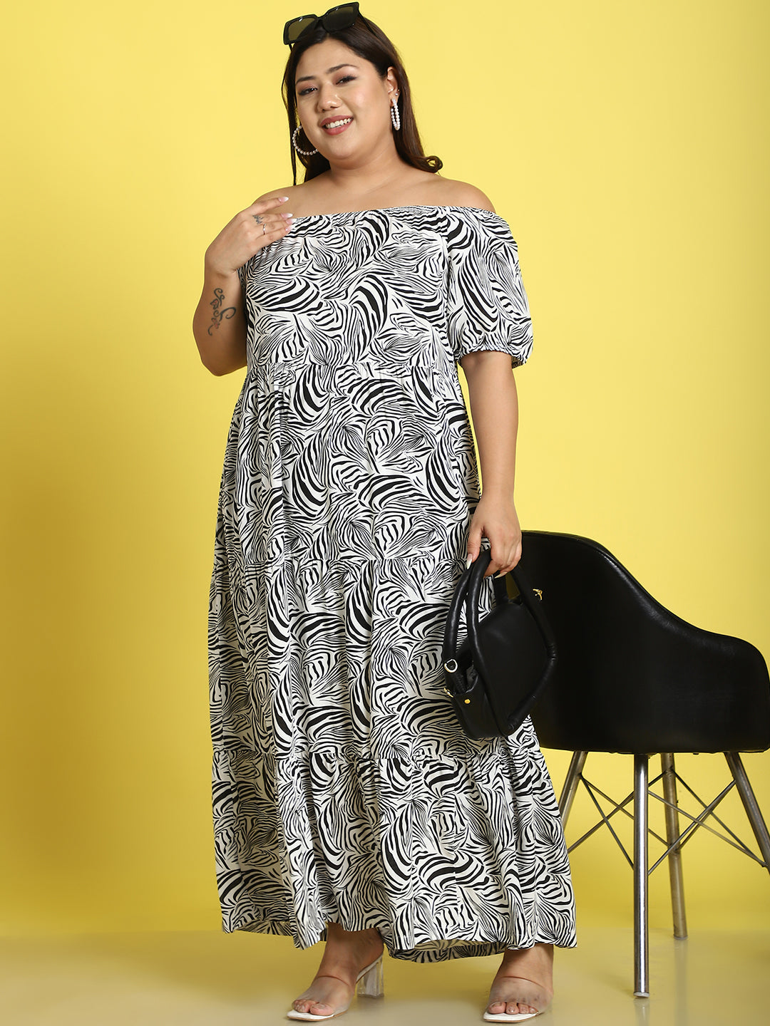Plus Size Tiered Dress