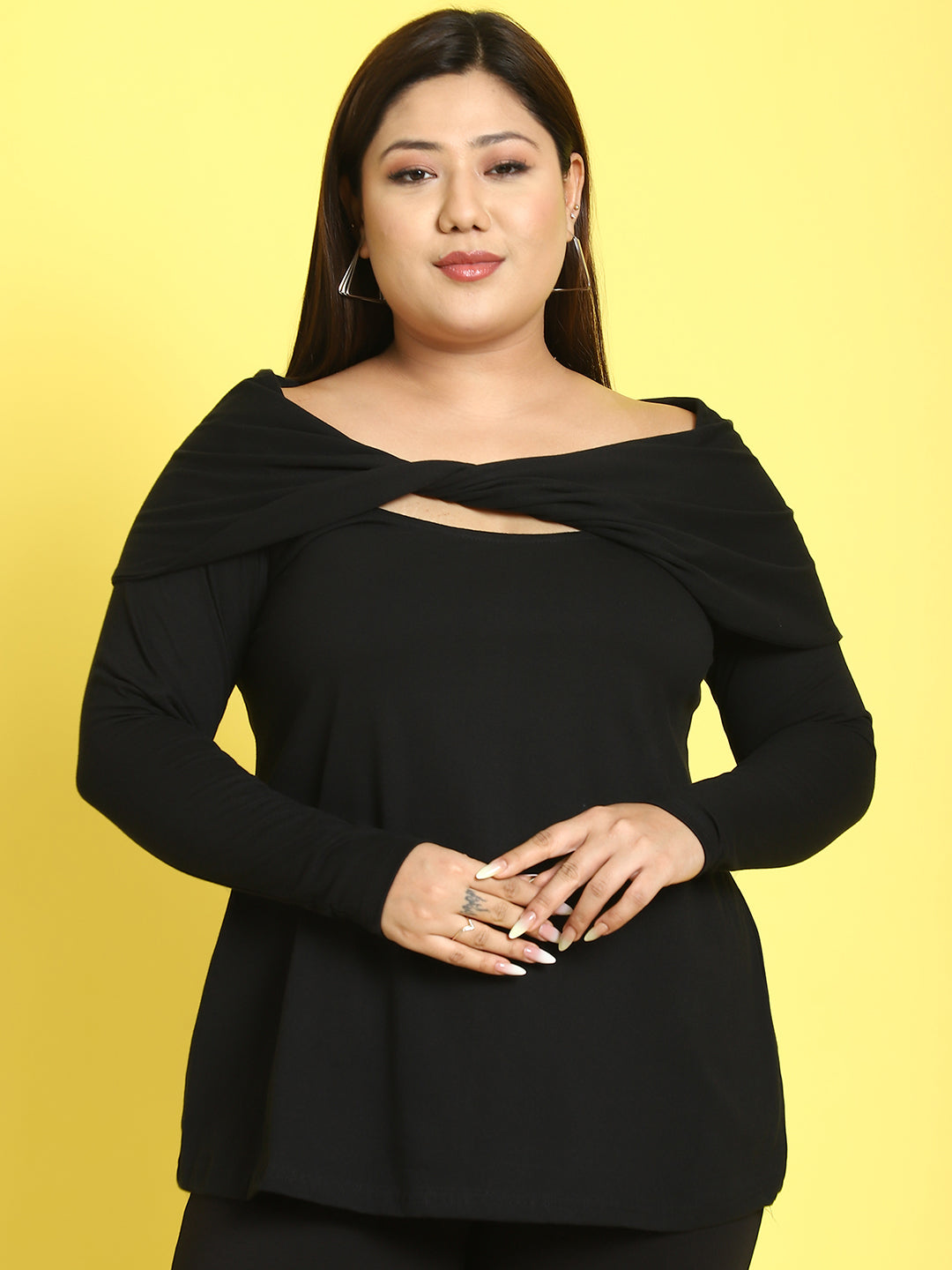 Fashionable Plus Size Women’s Western Top