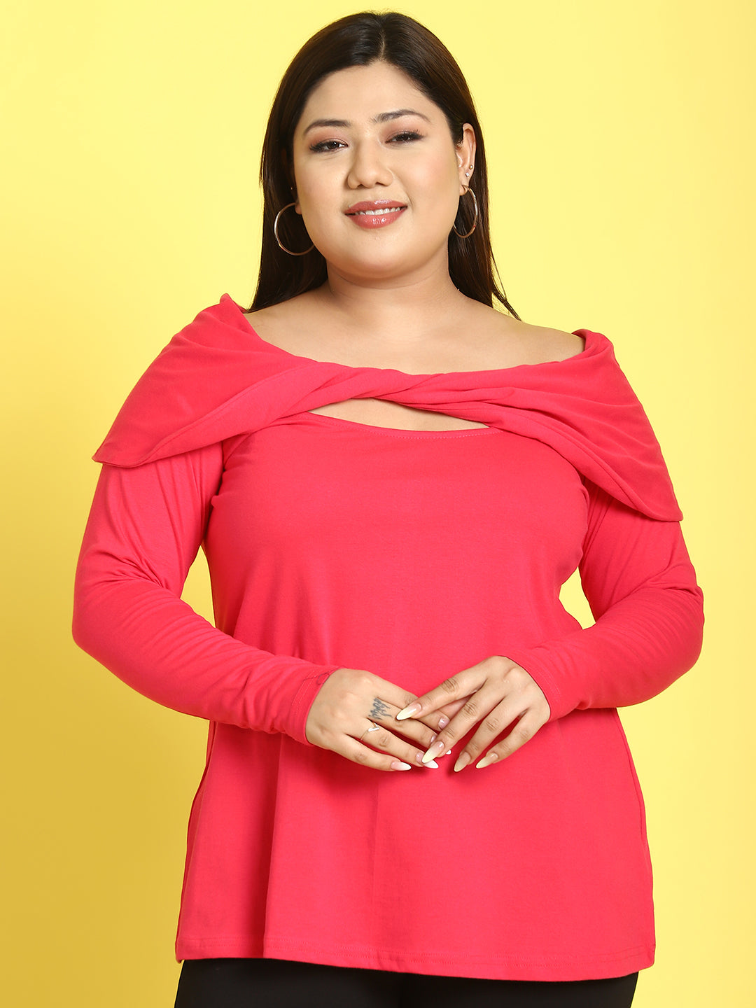 Fashionable Plus Size Women’s Western Top
