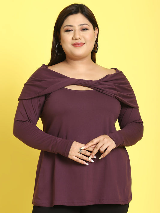 Fashionable Plus Size Women’s Western Top