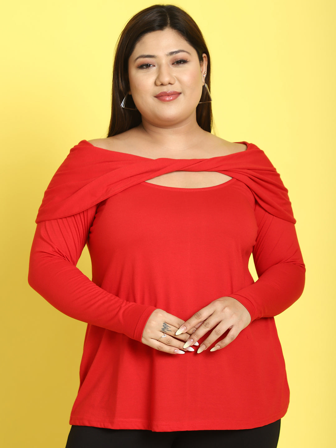 Fashionable Plus Size Women’s Western Top