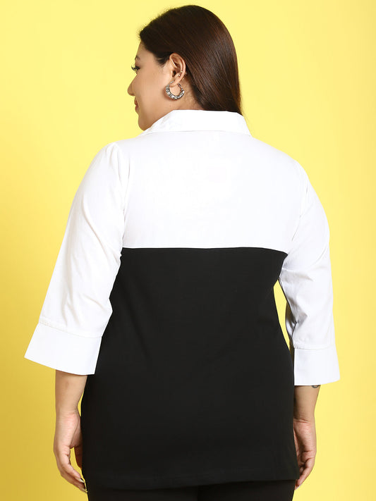 Fashionable Plus Size Women’s Western Top