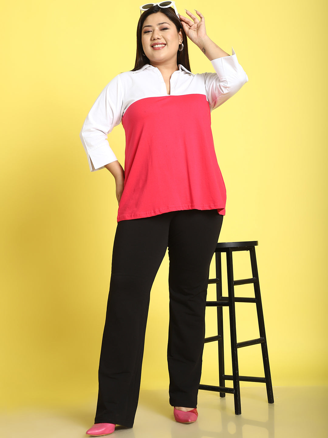 Fashionable Plus Size Women’s Western Top