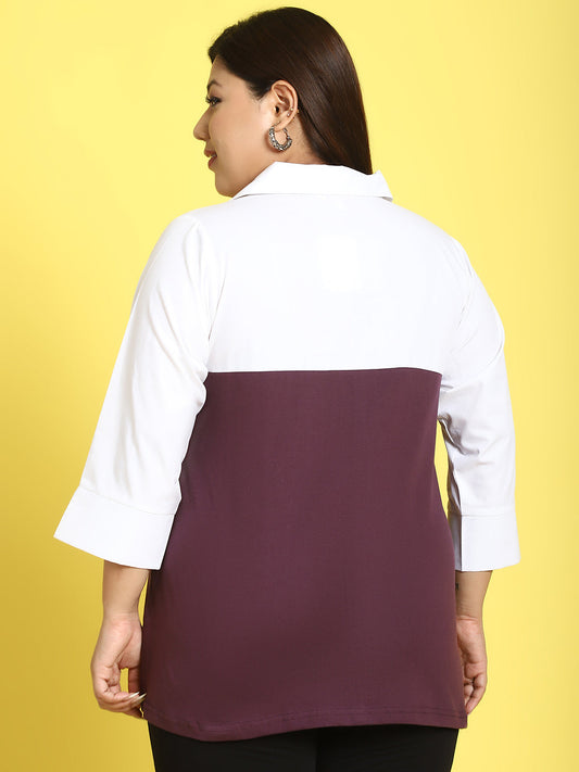 Fashionable Plus Size Women’s Western Top