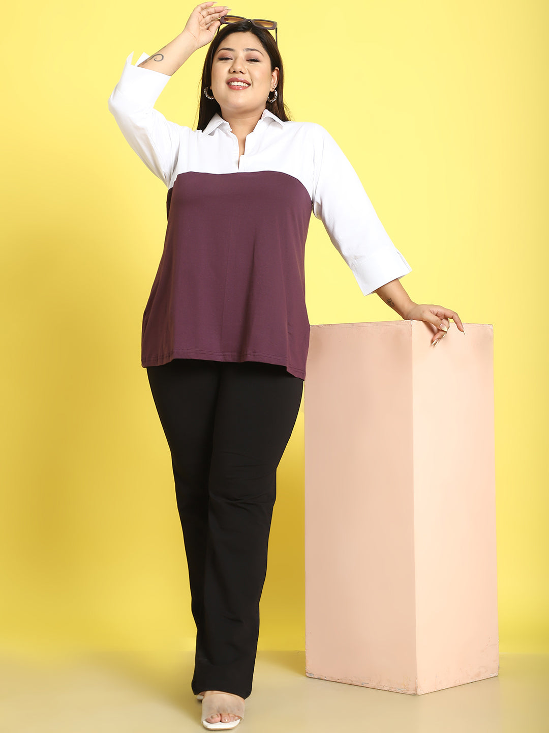 Fashionable Plus Size Women’s Western Top