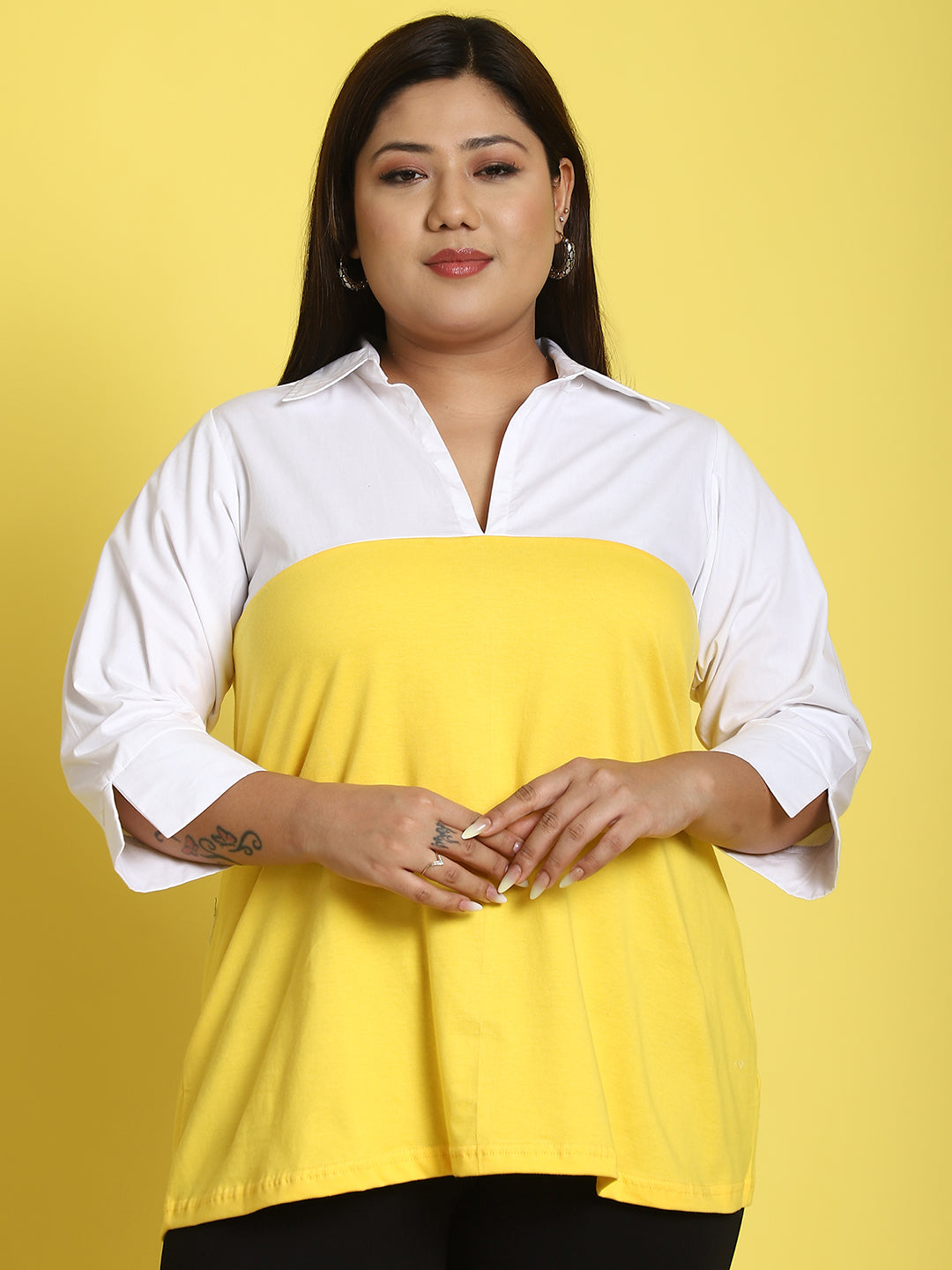 Fashionable Plus Size Women’s Western Top