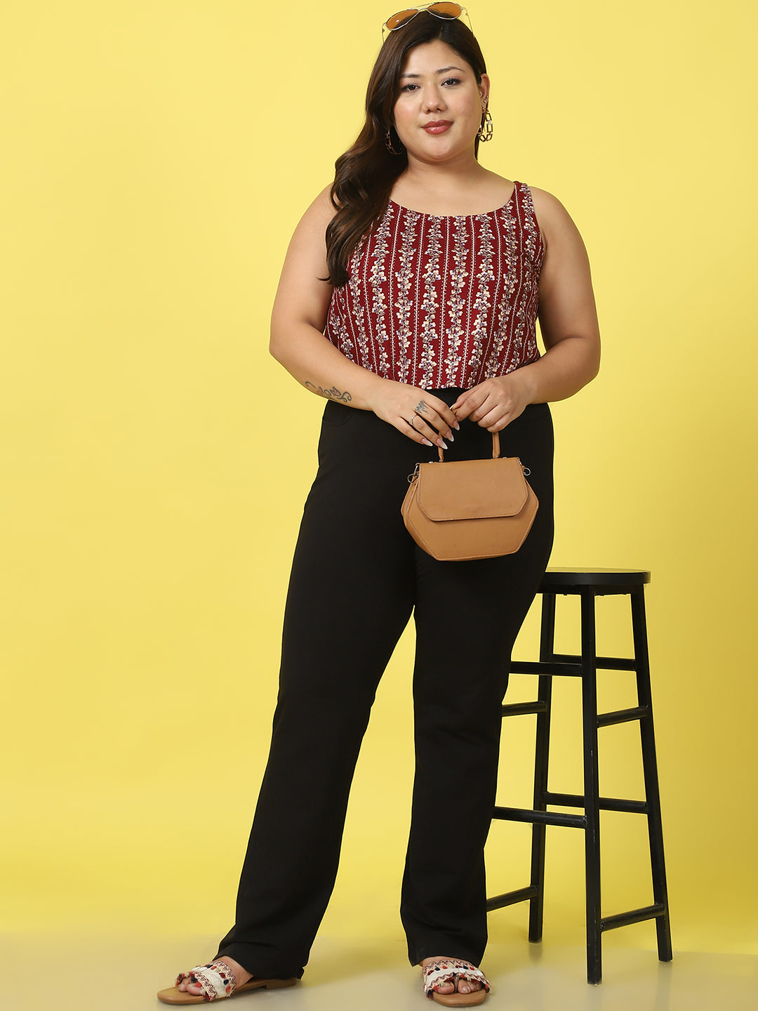 Trendy Plus Size Women Casual Top