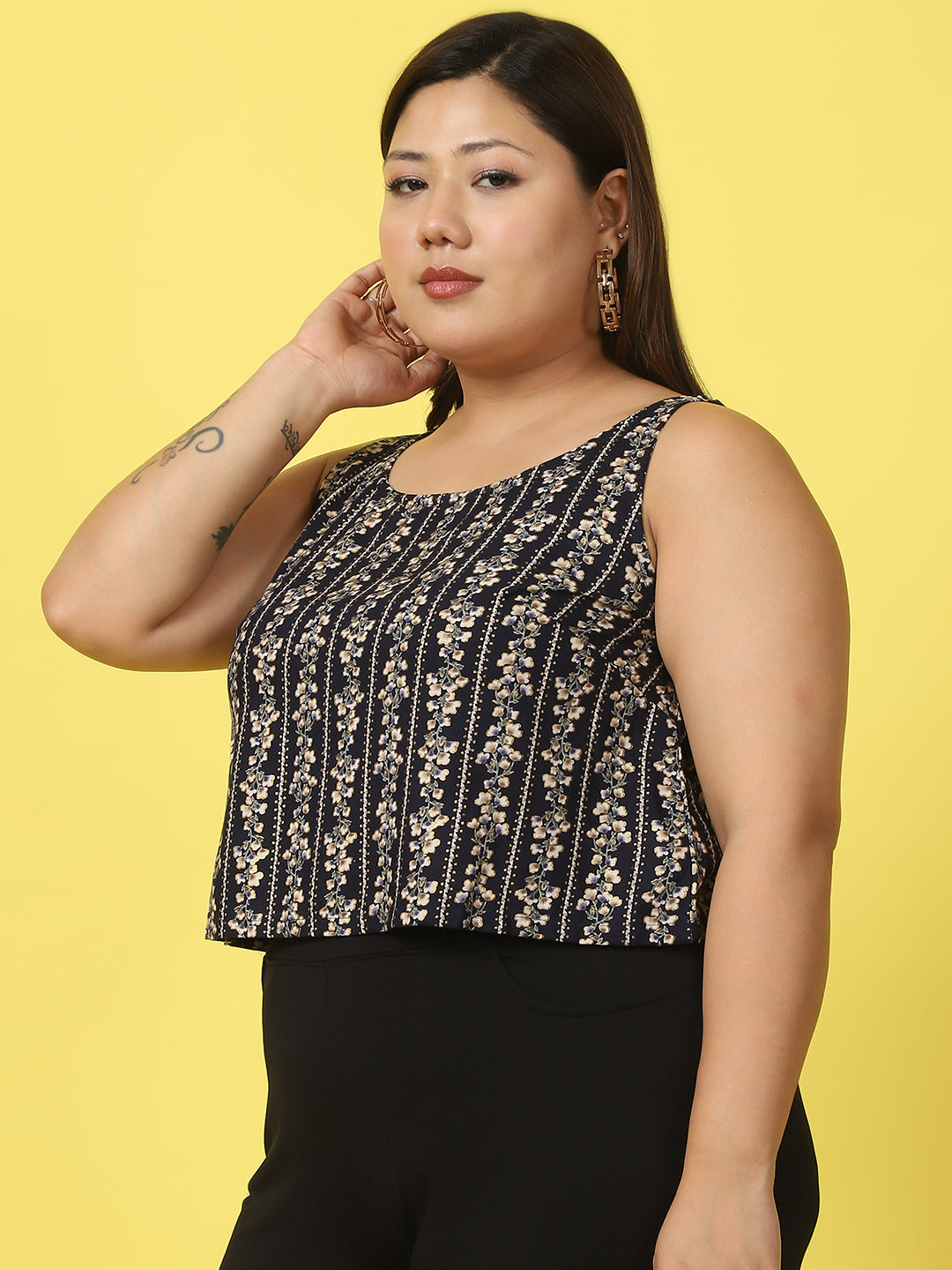 Trendy Plus Size Women Casual Top