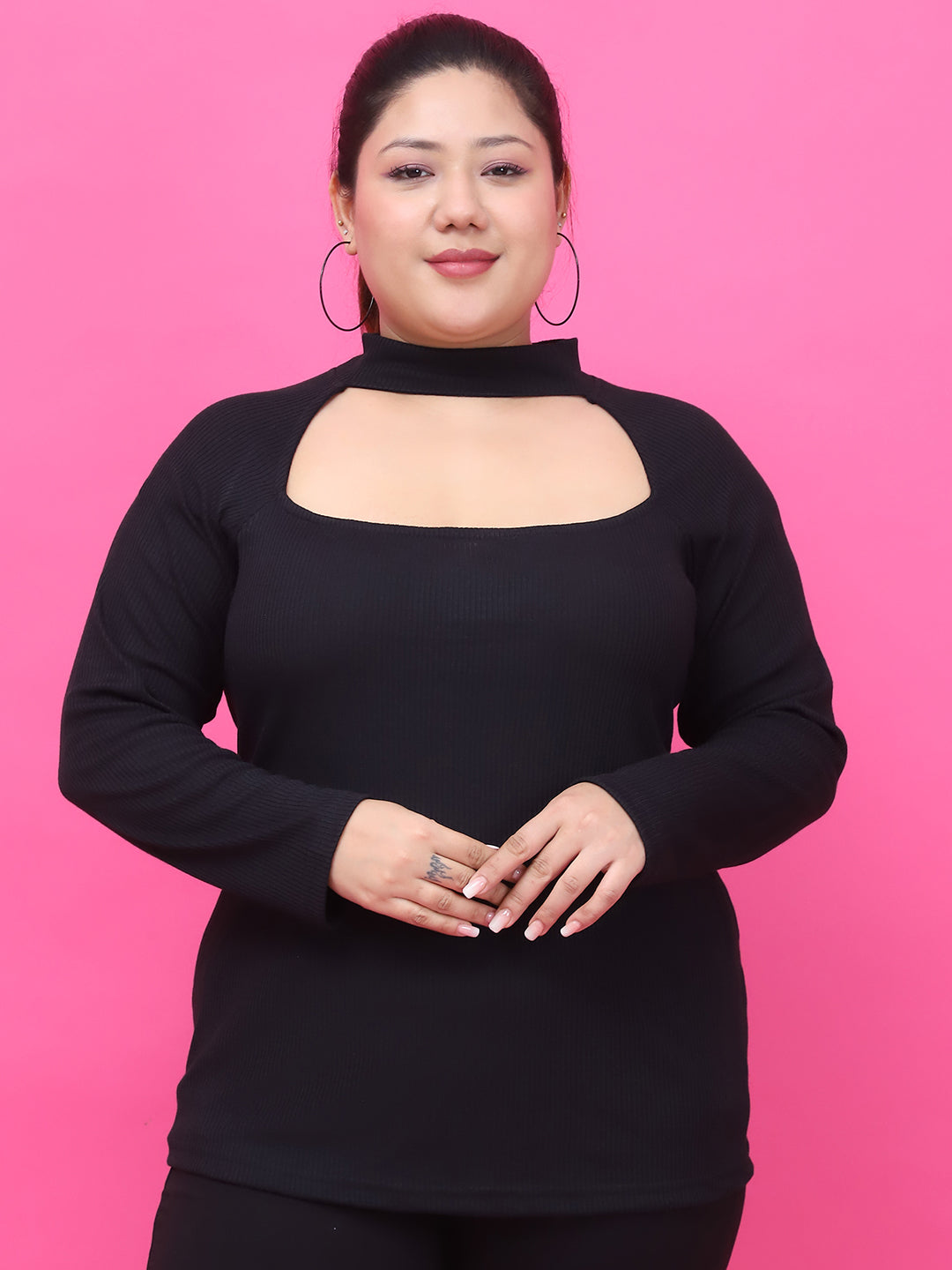 Fashionable Plus Size Women’s Western Top