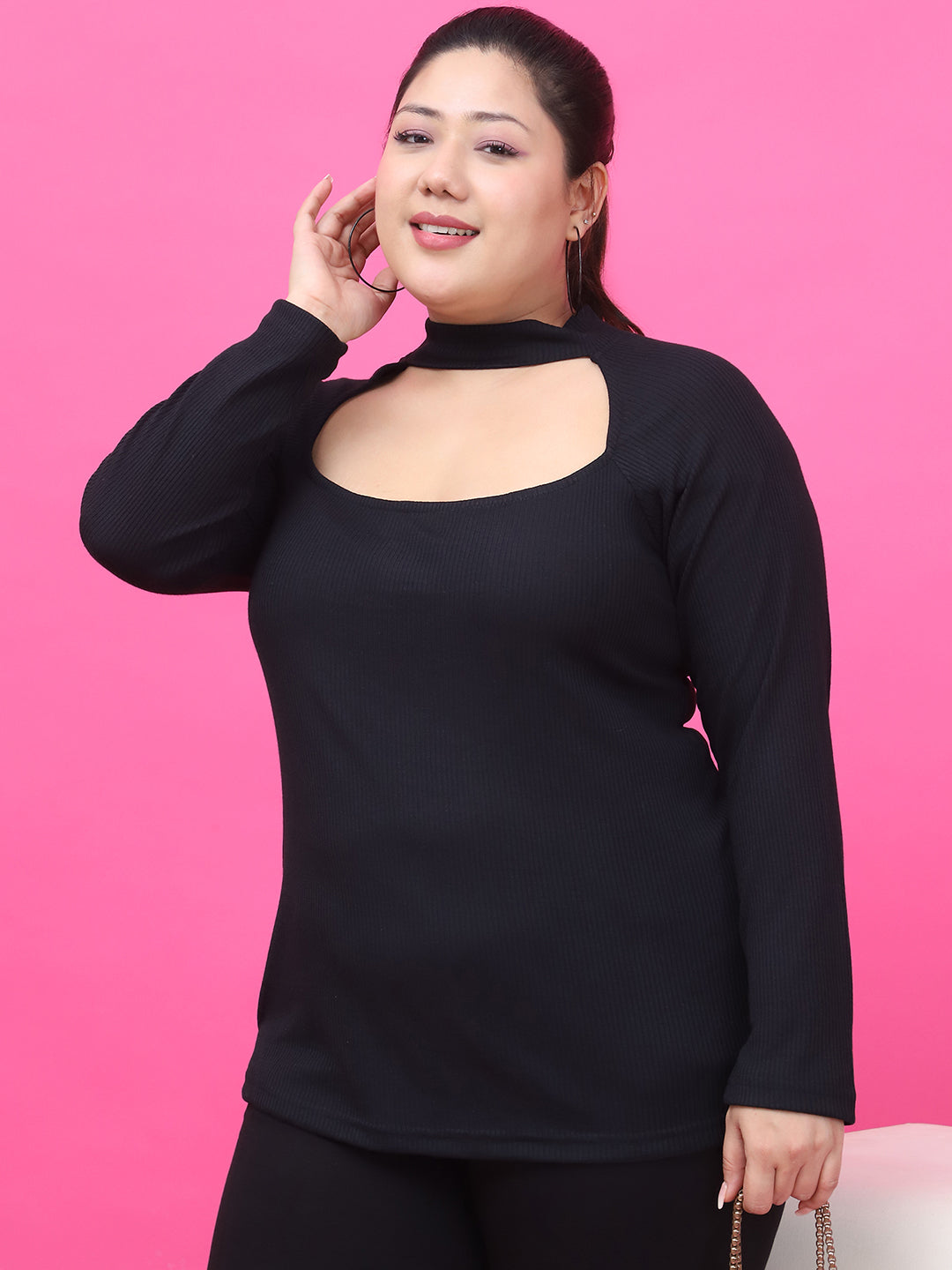 Fashionable Plus Size Women’s Western Top